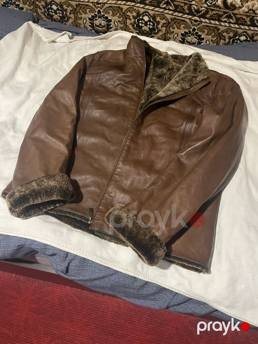 Kurtka, Dəri, Payız, 2XL — Kurtkalar, Bakı (4)