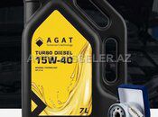 Agat Turbo Diesel 15W-40 7L Mühərrik Yağı — Xaçmaz