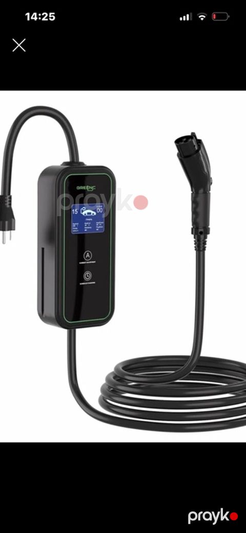 Portativ EV Şarj Cihazı – Type 2 - Ştepsel tipli, portativ dizayn — Bakı