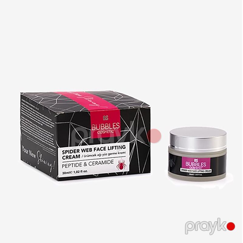 Bs Bubbles Cosmetic Hörümçək Toru Maskası Qırışlar Üçün Cavanlaşdırıcı Onarıcı Peptide Ceramide Örümcek Ağı Yüz Dartıcı Krem — Gözəllik və səhiyyə, Bakı (3)