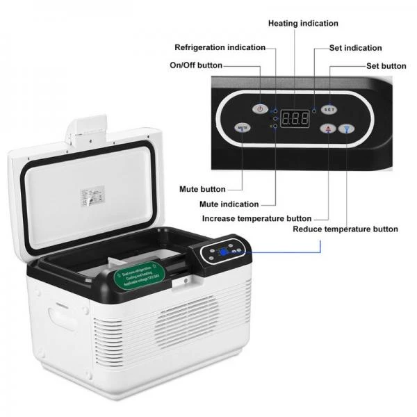 Thermo TR-19А - 2 dərəcə soyuducu, + 65 dərəcə qızdırıcı funksiyalı 12 litr həcmli keys — Mallar, Bakı (3)