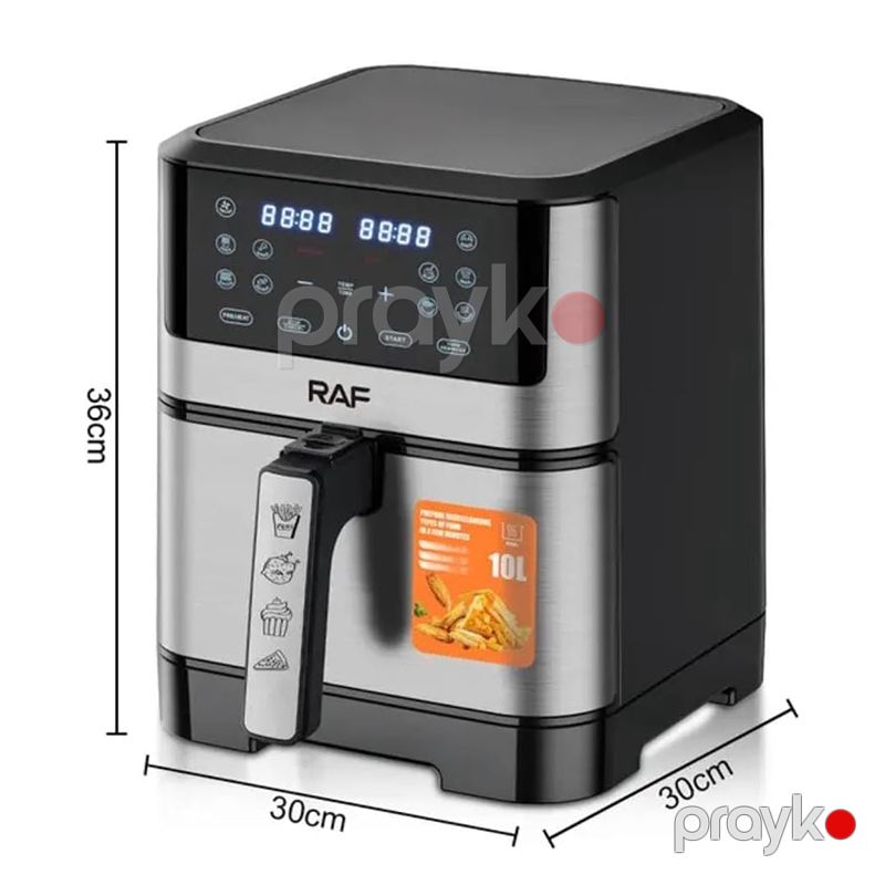 RAF R.5378 Çoxfunksiyalı Elektrikli Qızardıcı Hava Fritöz Airfryer 1800W 10L — Digər mətbəx texnikası, Bakı (4)