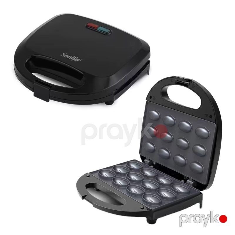 Sonifer SF-6148 toster 12 dəlikli elektrikli şirniyyat maşını mini avtomatik qoz peçenye hazırlayıcısı — Toster və vaflyasıcı, Bakı (2)