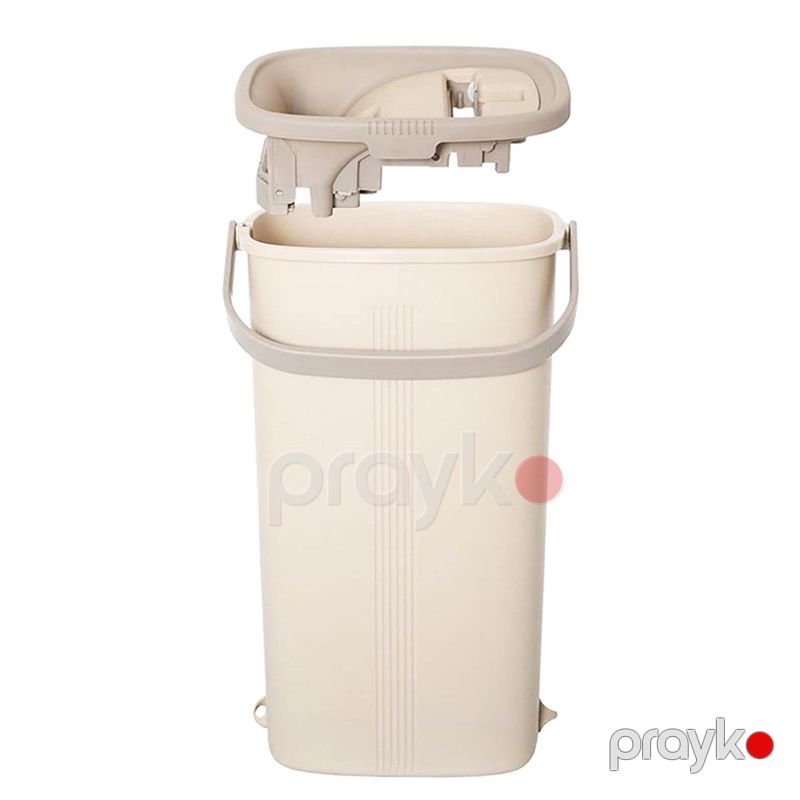 Yeni Düzbucaqlı Döşəmə Təmizləyici Dəsti Moda Hijyen UP-700 UP700 Krem Spin Mop 6.5 L Döşəmə Divar Üçün Mop Kova Seti — Mallar, Bakı (3)