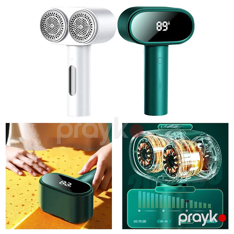 Hairball İki Başlıqlı Geyim Tük Təmizləyicisi Elektrikli Tiftik Təmizləyicisi 3 Səviyyəli Effektiv Xalça Uyğun Təskin Lint Təmizləyici — Mallar, Bakı (4)