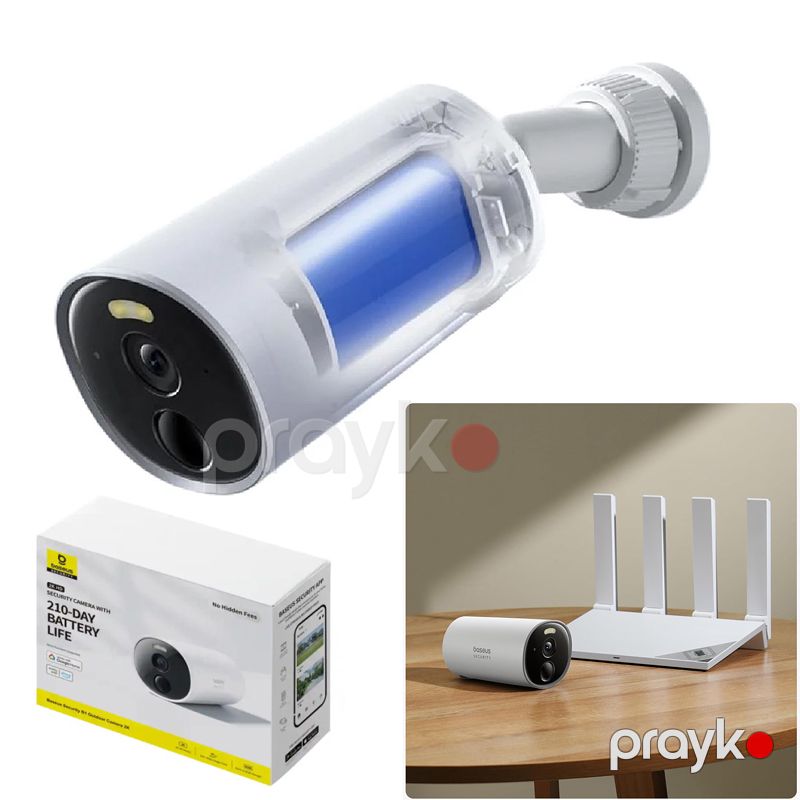 Baseus Security B1 Videomüşahidə Kamerası Outdoor Camera 2K Xarici Təhlükəsizlik Kamerası 145° Geniş Görünüş — Elektronika, Bakı (6)