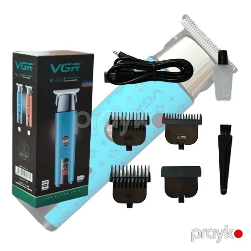 Kişilər üçün VGR V-943 Professional Saç Kəsici 100 Dəqiqəlik İşləmə Müddəti və Turbo Rejimi ilə Dəqiq T-Bıçaq Kəsimi — Ev texnikası, Bakı (4)