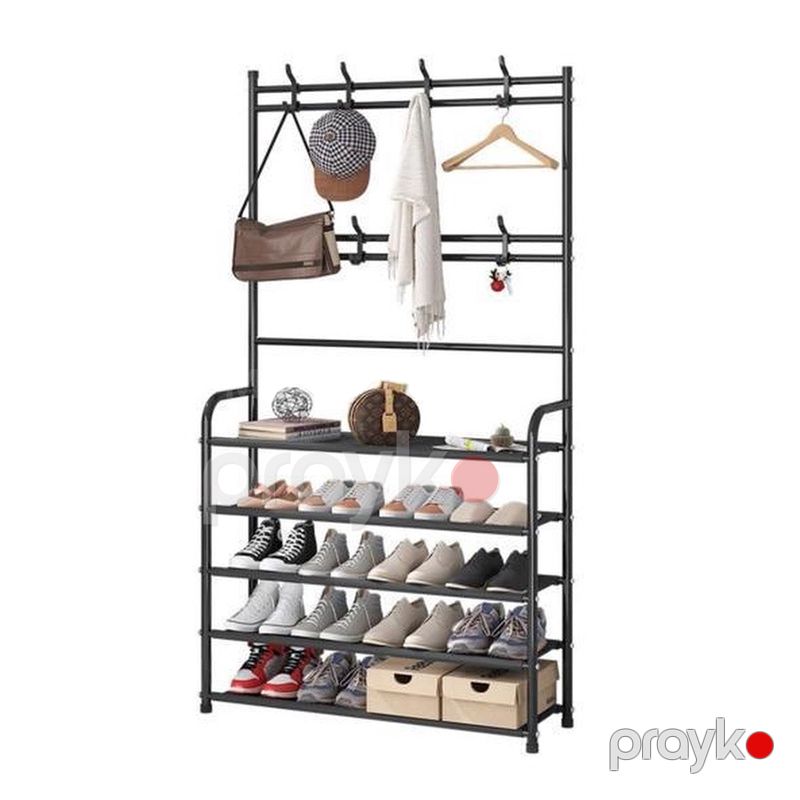 5-li Multi-Functional Shoe And Hat Rack Paltar Asılqanı Ağırlığa Davamlı Qalın Saxlama Ayaqqabı Rəfi — Mallar, Bakı (2)