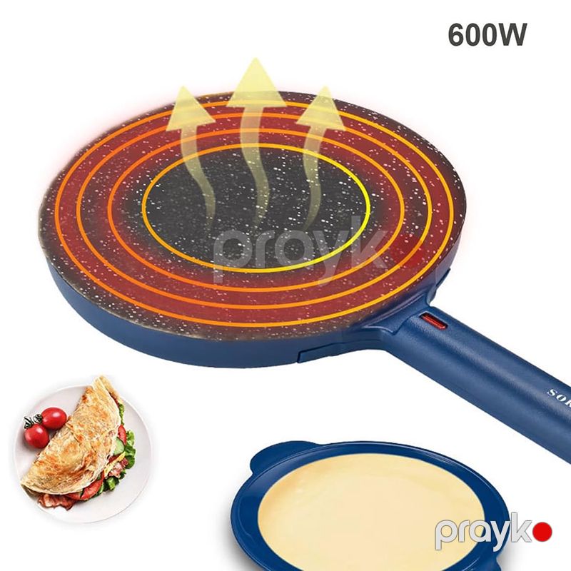 Sokany SK-07057 Krepe Maker Qeyri-yapışdırılmış Bilinçik Hazırlayıcı 600W Krep Hazırlama Maşın — Toster və vaflyasıcı, Bakı (5)