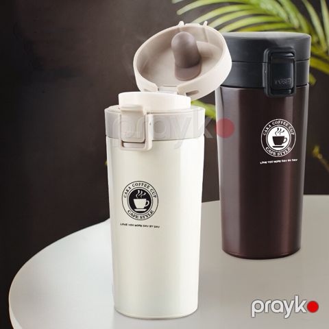 Bounce içkiləri isti saxlamaq üçün şüşə paslanmayan polad Milad Garrafa termal fincan 350ml — Bakı