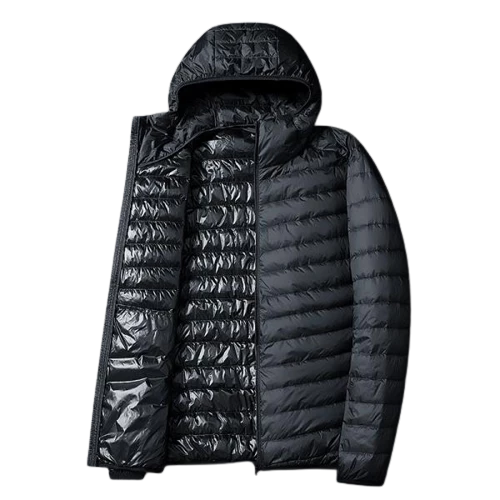 Qaz lələyi içli başlıqlı yüngül və isti gödəkçə — Men's clothing