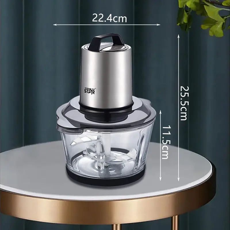 Wınnıng Star Çoxfunksiyalı 2 Sürətli Doğrayıcı Tərəvəz Doğrayıcı Tutum 2L — Blenderlər, xırdalayanlar və mikserlər, Bakı (6)