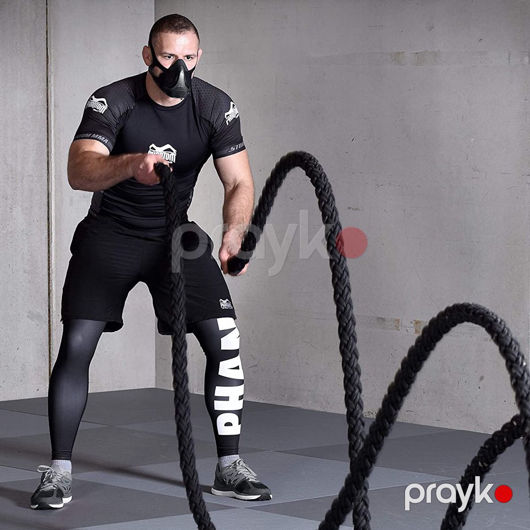 Phantom Məşq Maskası Nəfas Almanı Yaxşılaşdırır 4 Müqavimət Səviyyəsi — Fitness və simulyatorlar, Bakı (7)