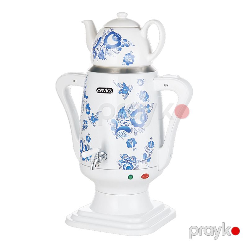 Orvıca Türk Çayı Klassik Samovarı, Antik Dizaynlı 5L Rus Samovar Dəsti ORM-3309 — Ev texnikası, Bakı (5)