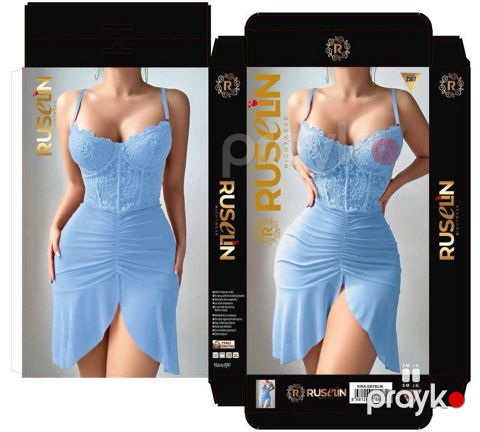 Gecə köynəyi, Mavi, Poliester, ölçü One size — Bakı
