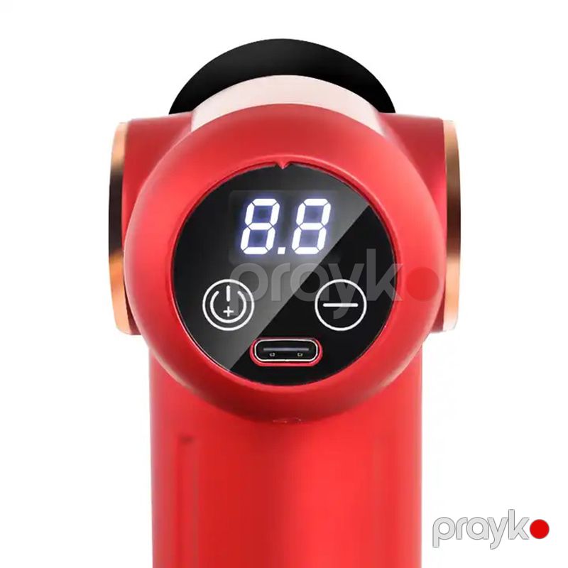 32 Pilləli LED Sensor Masaj Aparatı Çoxfunksiyalı Mini Masaj Tapançası Elektrikli Peşəkar Masaj Aləti 4 Müxtəlif Başlıqlı Tapança — Masaj aparatları, Bakı (6)