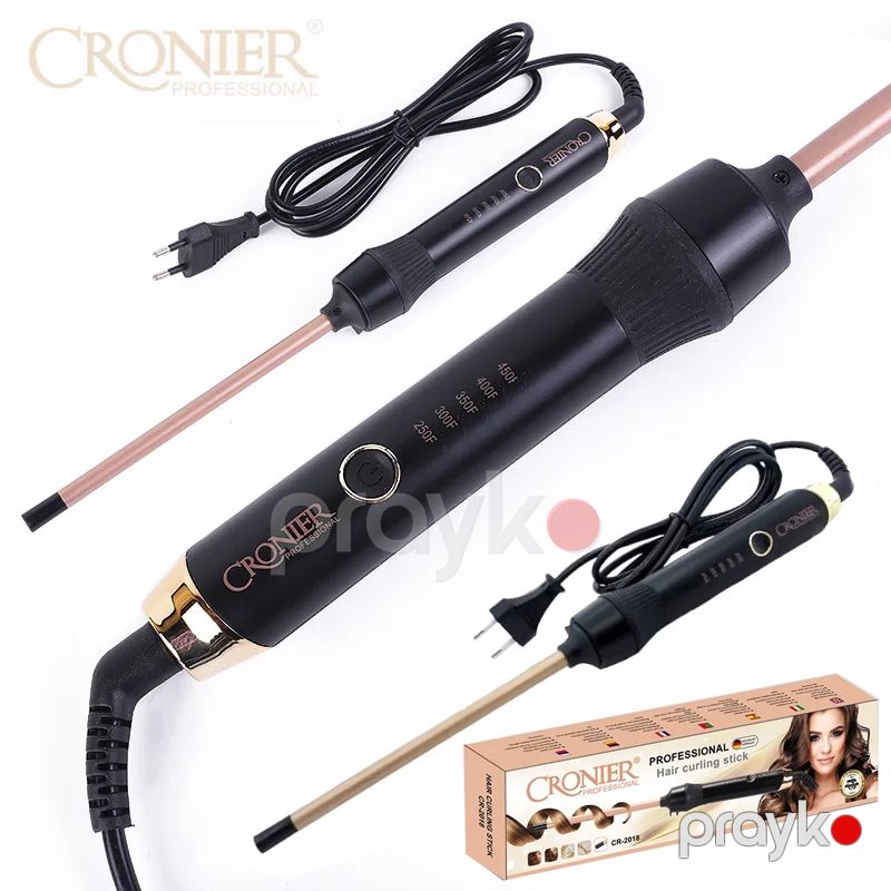 Cronier CR-2018 Saç Buruq Ütü Afro qıvrımlar üçün Cronier CR-2018 Nazik Saç Qıvrıcı — Fən, Bakı (4)