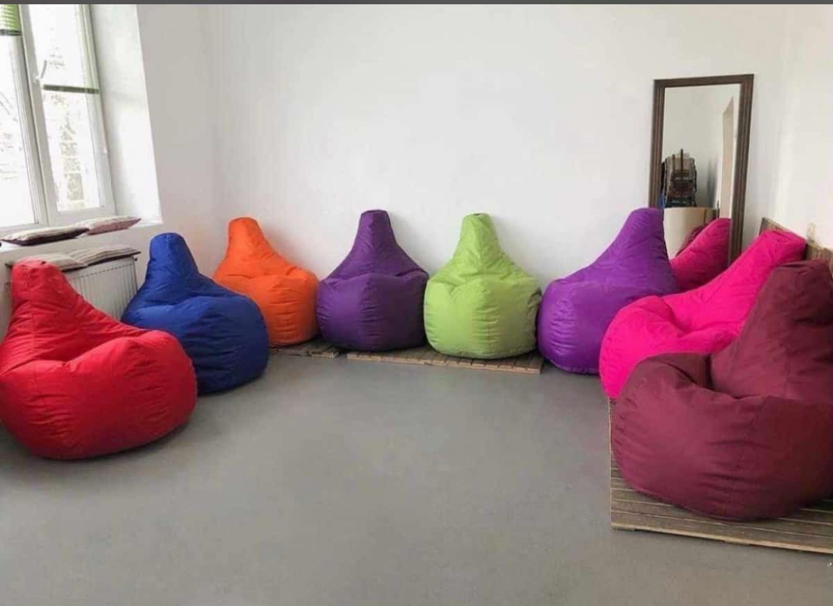 Kreslo tipli puf, Bənövşəyi rəng — Bakı