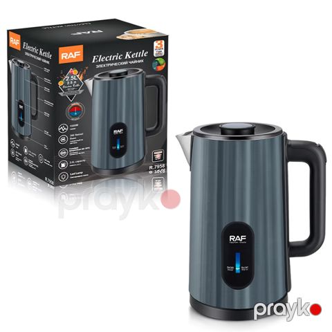 Raf Elektrik Çaydanı R.7958 3 litr tutumlu Elektrikli Çaydan 1500W — Bakı