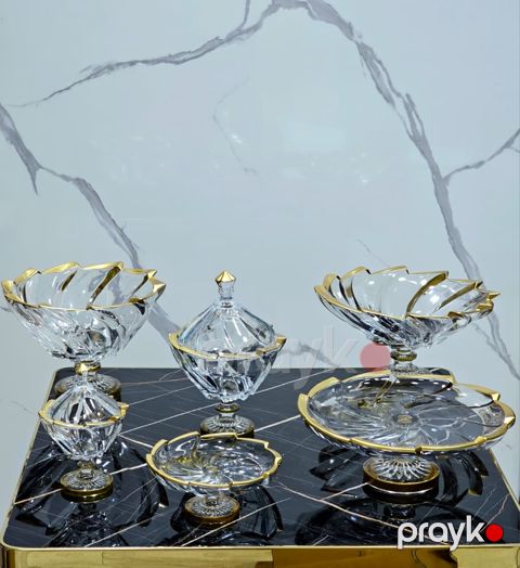 Meyvə qabları dəsti Premium Crystal Gallery, 6 ədəd — Bakı
