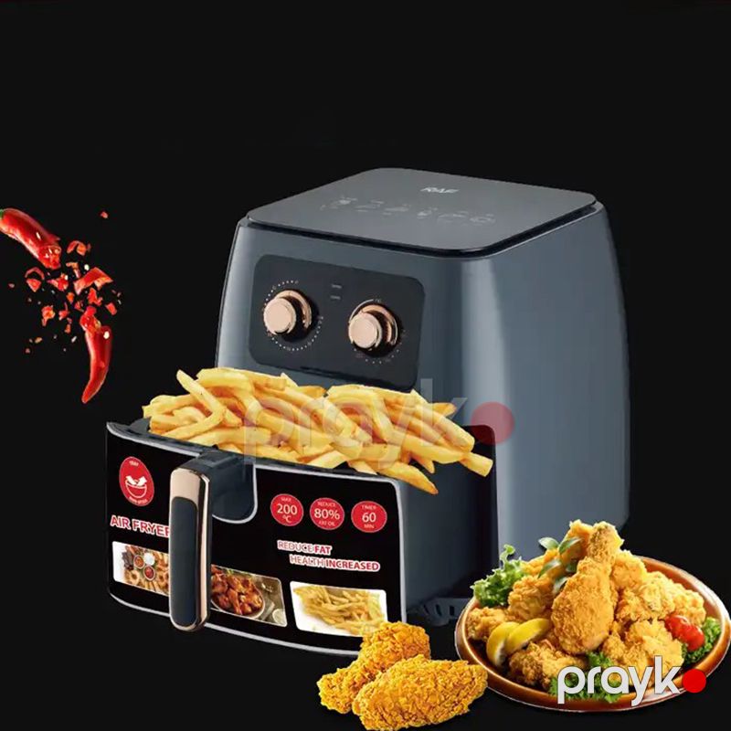 Çoxfunksiyalı 1700W Böyük Tutumlu 8L Peşəkar Hava Fritöz — Digər mətbəx texnikası, Bakı (2)
