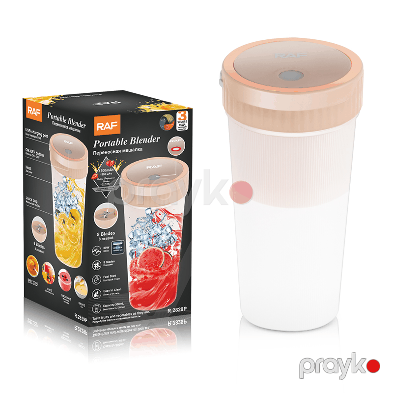 RAF R.2829 – Portativ Blender, Asan Daşıma və Sürətli Qarışdırma, Kokteyl Aparatı — Blenderlər, xırdalayanlar və mikserlər, Bakı (5)