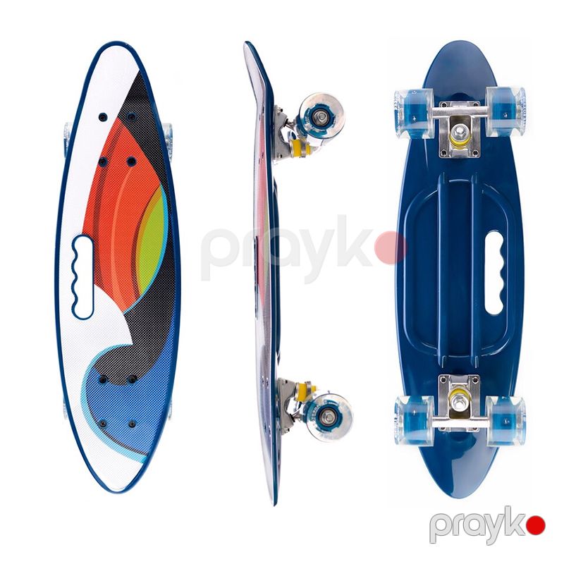 Penny Board (Mini Skeytbord) – Rəngarəng Dizaynlı, İşıqlı Təkərli — İdman, hobi, istirahət, Bakı (3)
