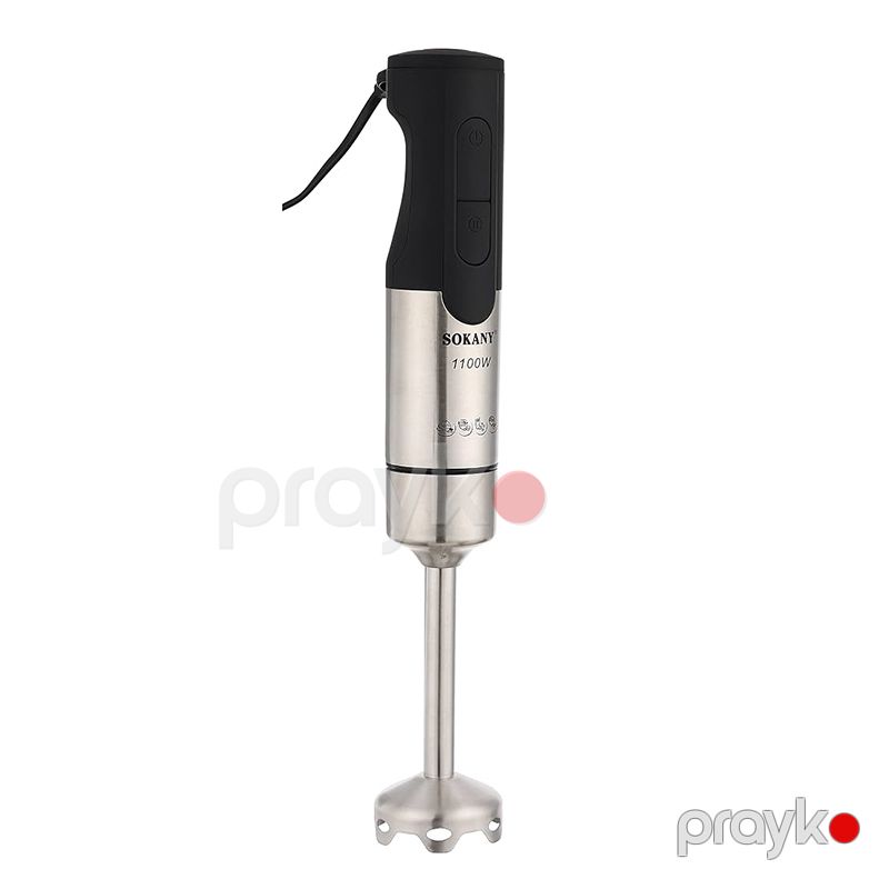 Sokany 1100W Hand Blender, SM-5021S-P24-339 Paslanmayan Polad Əl Blenderi — Ev texnikası, Bakı (3)