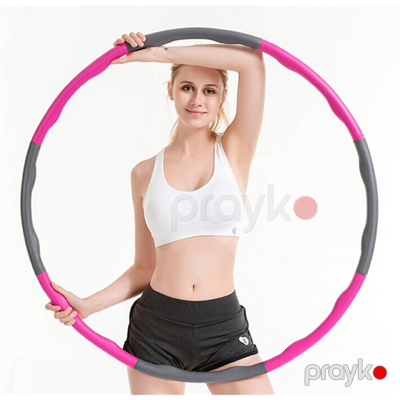 Yığıla bilən 1kq Çəki Hula Halqa Obruch Fitness Yastıqlı Qarın Məşqi üçün Obruch Hula Hoop — İdman, hobi, istirahət, Bakı (8)
