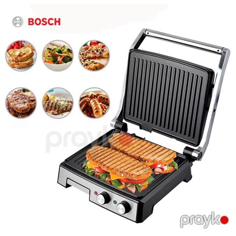Bosch Qril Toster Peşakar BH-215S Toster 2000W 180 Dərəcə Dönə Bilən Sendviç Hazırlayan Maşın Yüksək Keyfiyyəli — Bakı