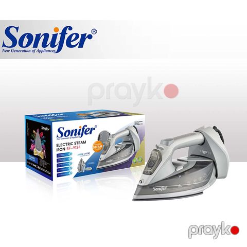 Sonifer SF-9134 Kabelli və Simsiz Buxarlı İki İstifadəli Ütü Buxarlı Ütü 2400W — Bakı
