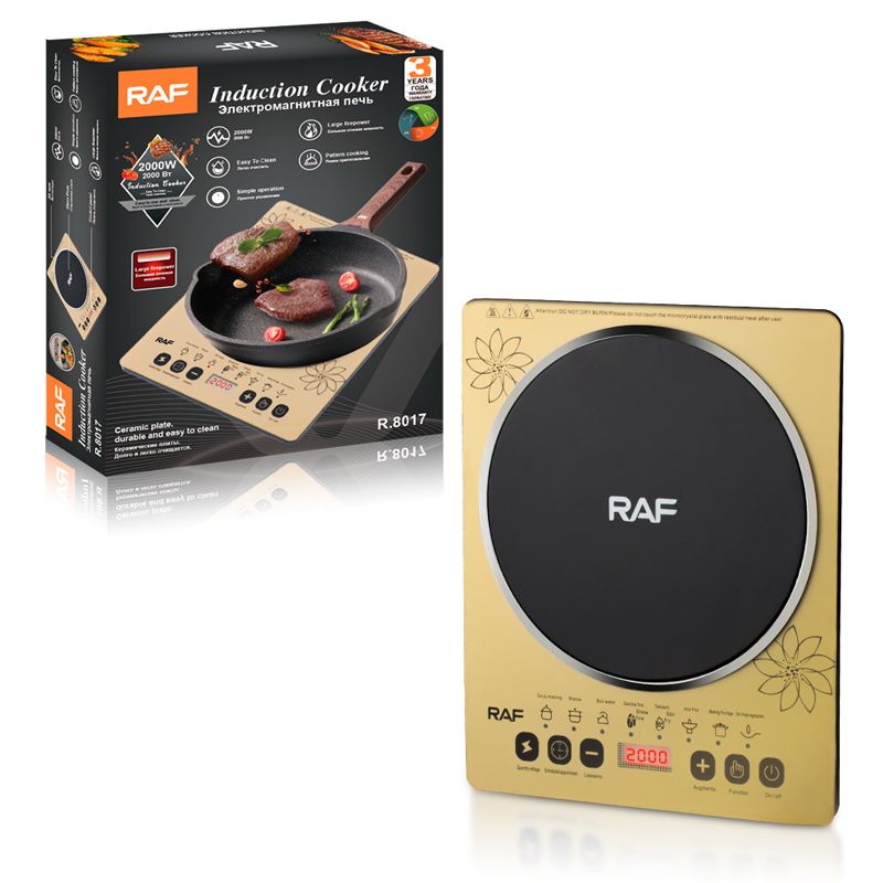 RAF R.8017 - Elektrik Soba 2000W Suya Davamlı Touch Control (Toxunma Nəzarət) Pişirmə — Plitələr, Bakı (6)
