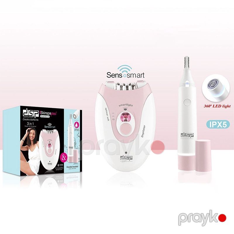 DSP 80159 Çoxfunksiyalı Epilyator Üz Və Bədən Epilyatoru 2 Sürətli Epilyator — Usturalar, trimmerler və epilyatorlar, Bakı (2)