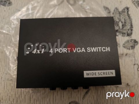Məhsul: 4x1 VGA Switch (4 Port VGA Video Switch, Wide Screen) Təsvir — Bakı