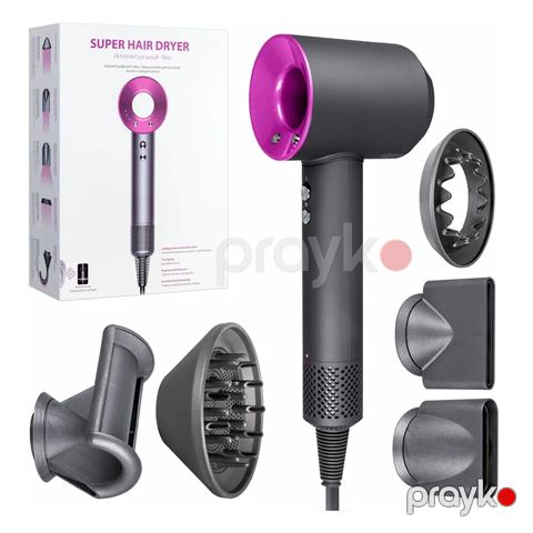 3 Sürətli Leafless Haır Drıer Elektrikli Yüksək Güclü Hava Feni Multi-styler 1600 W Maqnitli Fen Dəsti — Bakı
