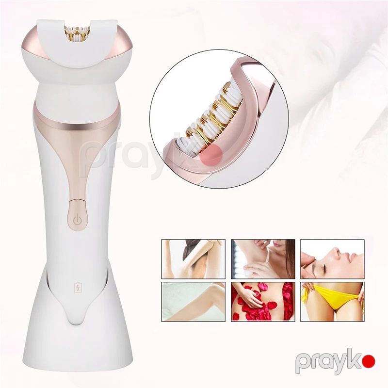 Xanımlar Üçün Çoxfunksiyalı Elektrikli 4-ü 1-də Ağrısız Epilator Dəsti Kemei Tam Bədən Epilyasiya Cihazı Multi Masaj Aləti — Usturalar, trimmerler və epilyatorlar, Bakı (6)