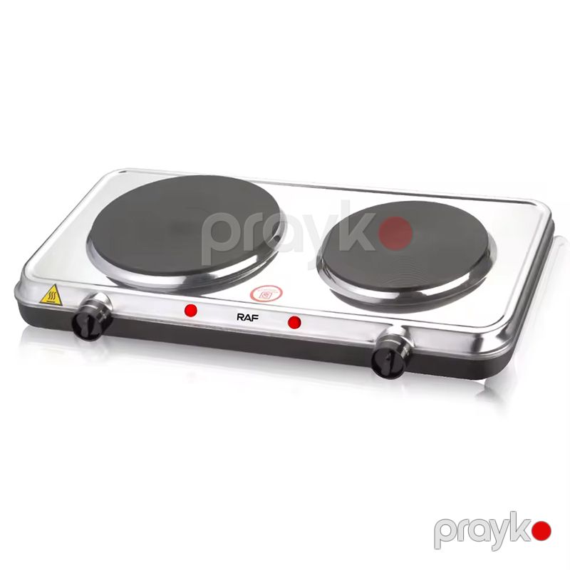 RAF R.8007B Elektrikli İki Ocaqlı Qızdırıcı Portativ Qızdırıcı Pilitə 2500W — Plitələr, Bakı (6)