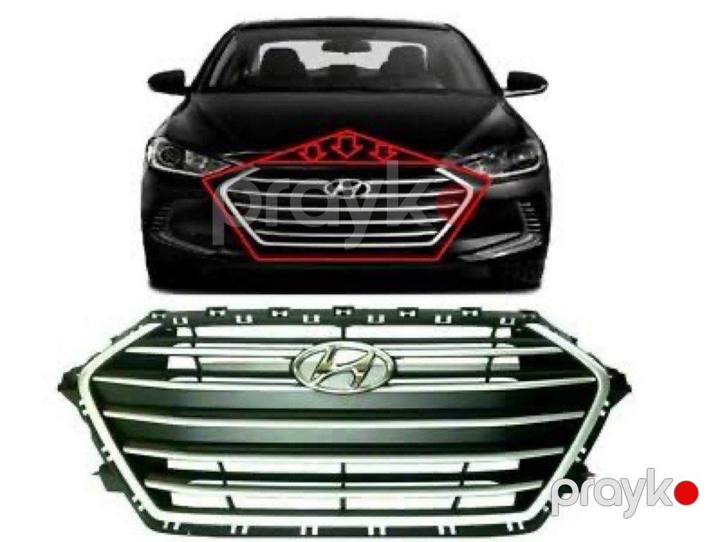"Hyundai Elantra 2011-2024" radiator barmaqlığı — Ehtiyat hissələri və aksesuarlar, Bakı (4)