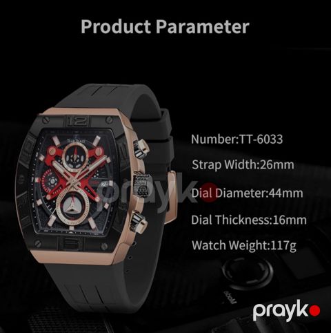 Kişi qol saatı BR-TP-022 Gold/Black — Bakı