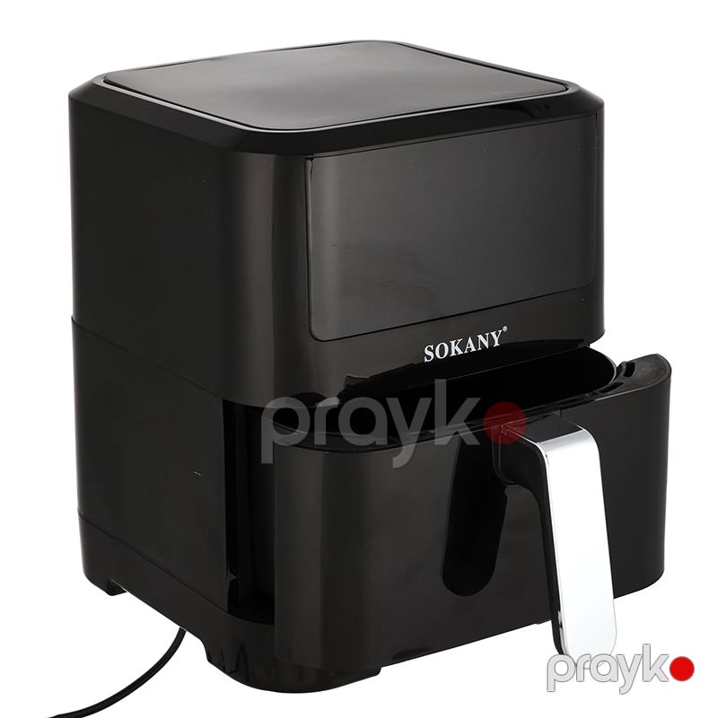 Sokany Rəqəmsal Toxunma Ekranlı Ağıllı Air Frey 8l Hava Firitözü Əvvəlcədən Tərtib edilmiş Reseptli SK-8043 Sensorlu Fritöz — Digər mətbəx texnikası, Bakı (5)