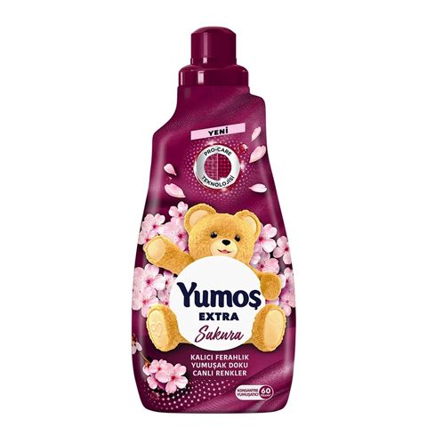Yumoş Extra Sakura Yumuşatıcı 60 Yıkama 1.44 lt Yumoş Extra Çamaşır Yumuşatıcı Sakura 1440 ml — Bakı