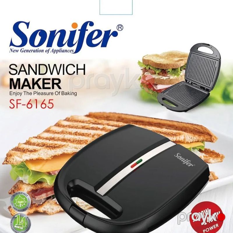 Sonifer SF-6165 Yüksək Keyfiyyətli Elektrikli Toster Yüksək Güclü 1400W Elektrikli Toster — Toster və vaflyasıcı, Bakı (6)