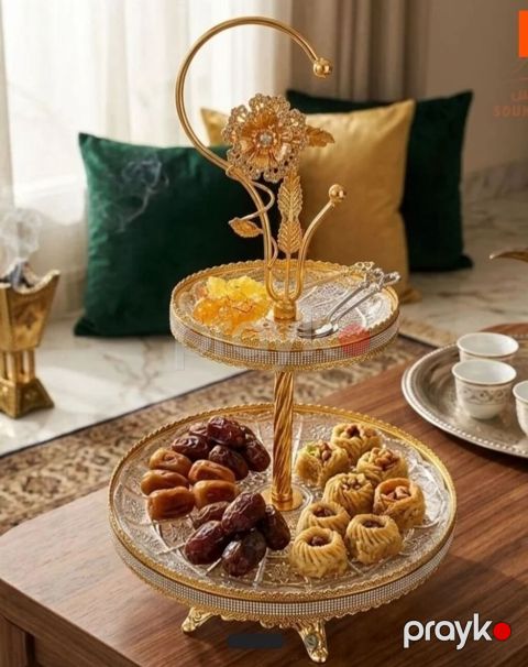 Tort və şiriniyyat qabı, rəng - Qızılı — Bakı