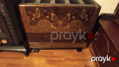 Qaz sobası / Otaq qızdırıcısı – dekorativ dizaynlı - Yanacaq növü — Digah