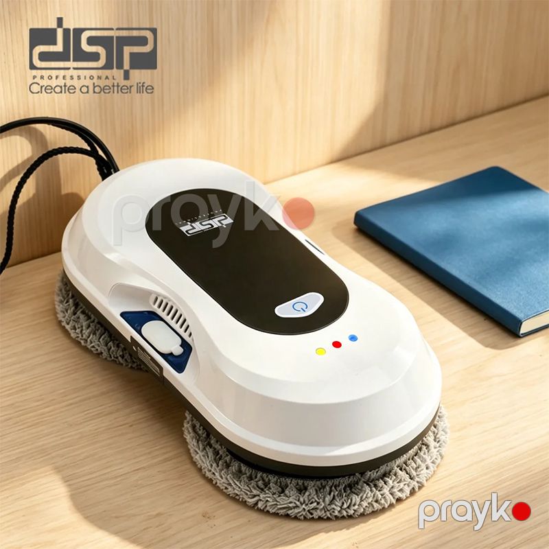 DSP KD2091 Ağıllı Pəncərə Təmizləyici Robot Avtomatik Su Spreyi və Uzaqdan İdarəetmə ilə 5600Pa Şüşə silən Pəncərə Təmizləyici — Mallar, Bakı (5)