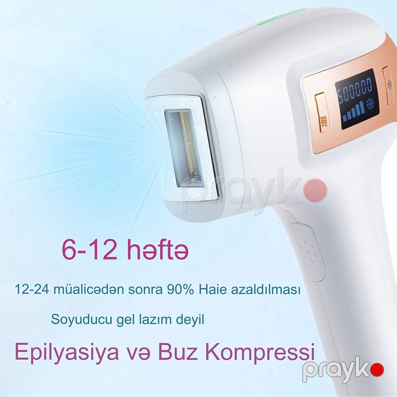 Tumakou Effektiv Daimi IPL Epilyasiyası Professional Intense Pulsed Light (IPL) Üz və Bədən Daimi IPL Epilyasiya Cihazı 500.000 İşıq İmpuls — Usturalar, trimmerler və epilyatorlar, Bakı (4)
