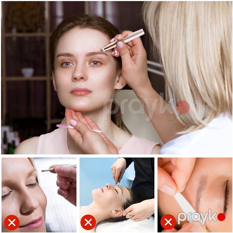 Qadınlar Üçün 2-si 1 Arada Elektrikli Üz Təraş Maşını Protativ Ağrısız Flawless Qaş Epilyasiya Qələmi — Gigiyena, Bakı (4)