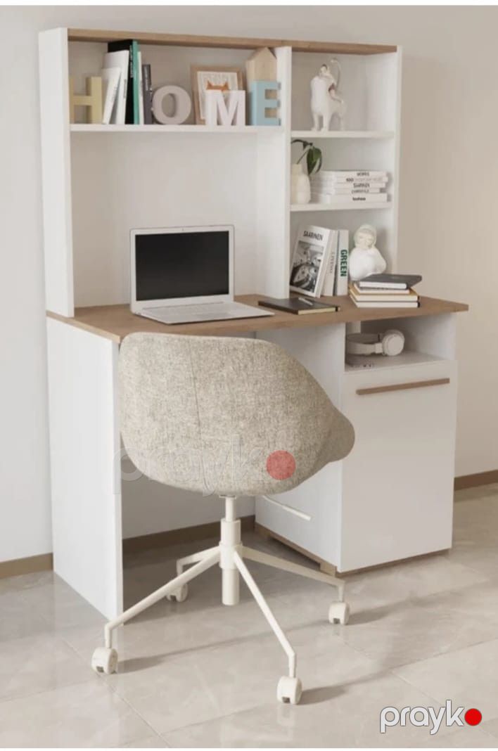 Yazı masası rəflərlə Elegant Wood ZARR317 — Mallar, Bakı (3)