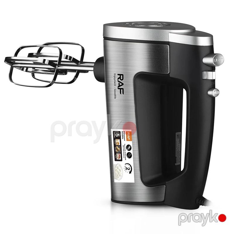 Raf 5 Sürətli Əl Mikseri Yumurta Çırpıcı 600W Gücündə Paslanmaz Polad Başlıqlı Mikser — Blenderlər, xırdalayanlar və mikserlər, Bakı (4)