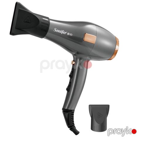 Sonifer SF-9635 - Hava Feni 2000W Güclü Professional Saç Qurutma Maşını İki Ötürücülü Temperaturlu Sürətli Qurutma Elektrikli Saç Qurutma Maşını — Bakı